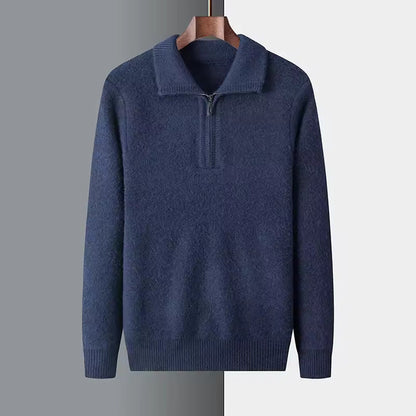 Siena Cashmere Quarter Zip Sweater
