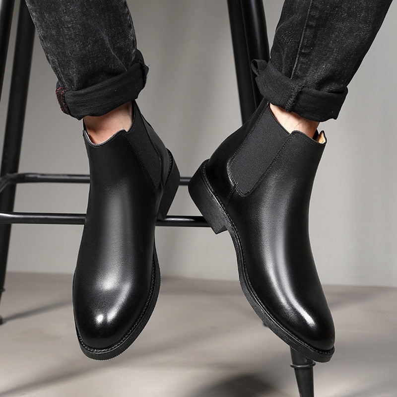 Men's Genuine Leather Boots - Sydney Thomas