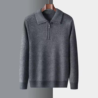 Siena Cashmere Quarter Zip Sweater