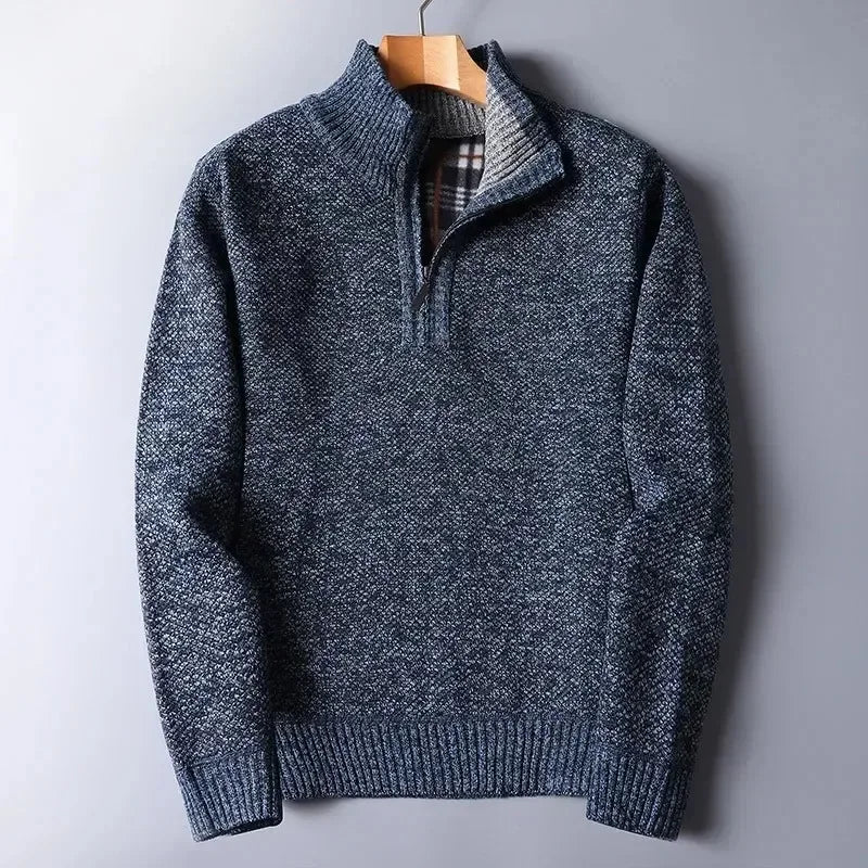 Burlington Wool Half-Zip Knit Sweater