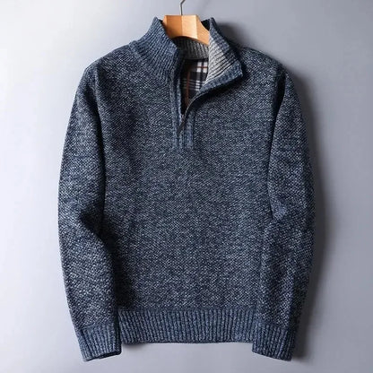Burlington Wool Half-Zip Knit Sweater
