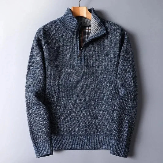 Burlington Wool Half-Zip Knit Sweater
