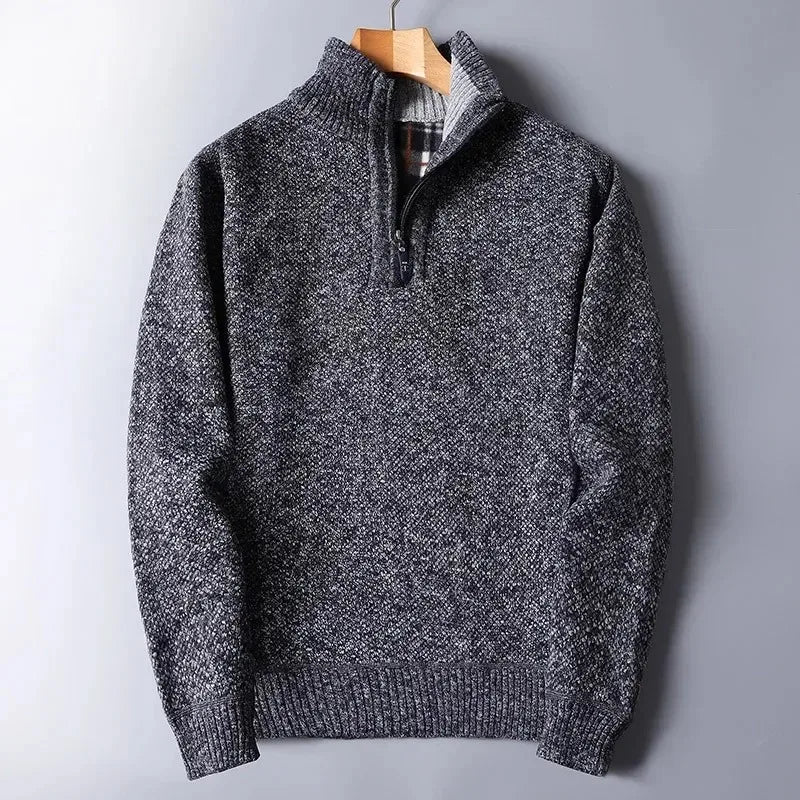 Burlington Wool Half-Zip Knit Sweater