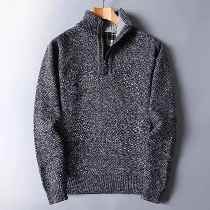 Burlington Wool Half-Zip Knit Sweater