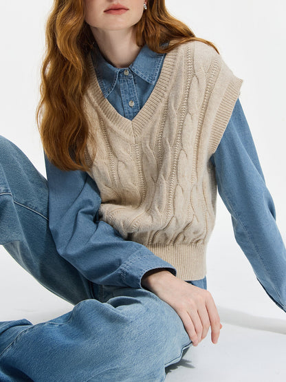 Aspen Cotton Sweater Vest