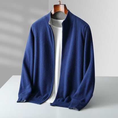 Florence Cashmere Zip Cardigan