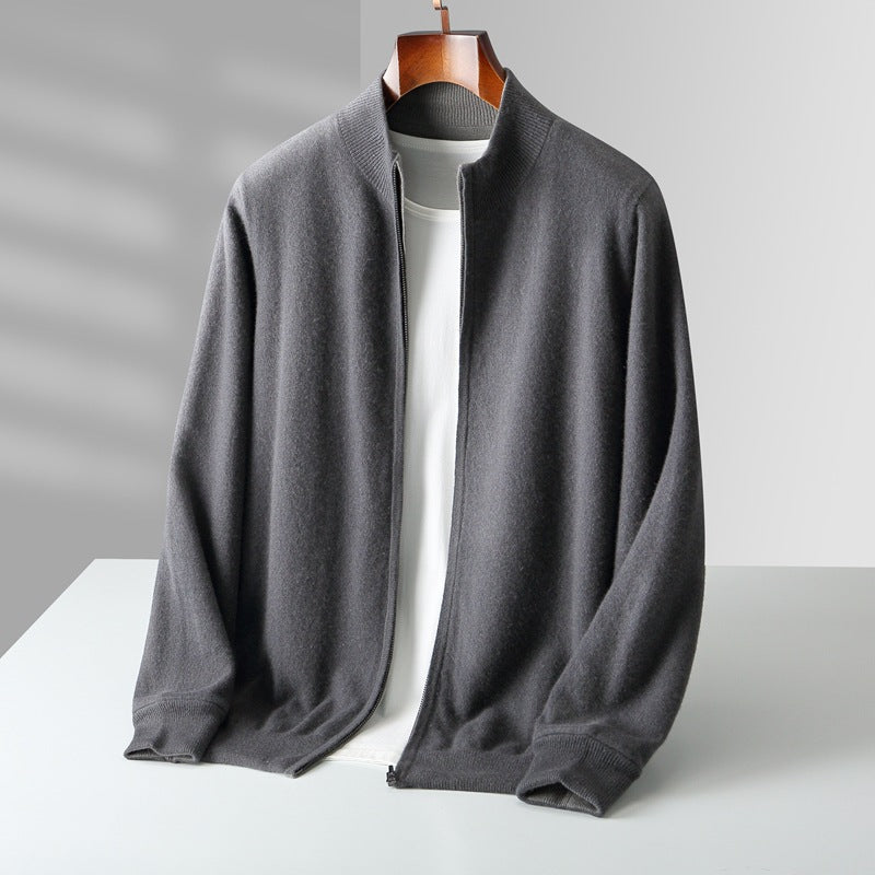 Florence Cashmere Zip Cardigan