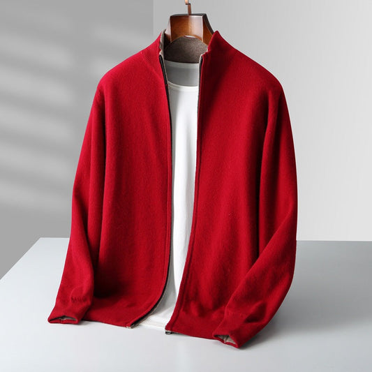 Florence Cashmere Zip Cardigan