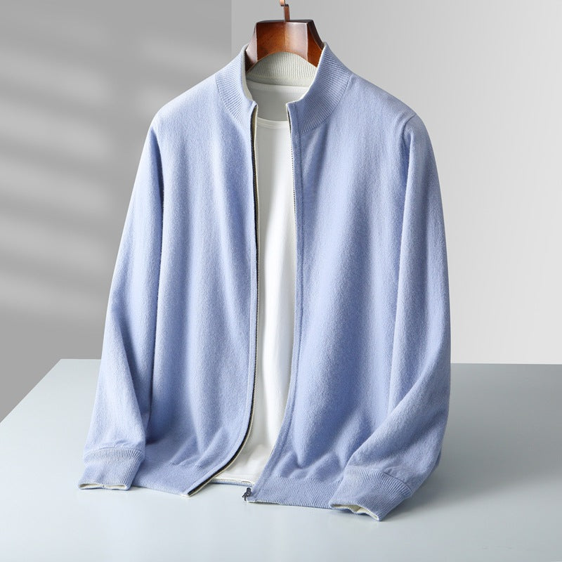 Florence Cashmere Zip Cardigan