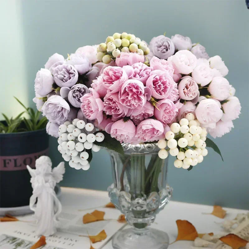 timeless Silk Peony Bouquet