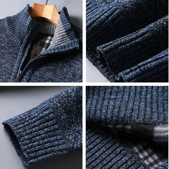 Burlington Wool Half-Zip Knit Sweater