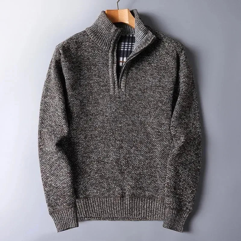 Burlington Wool Half-Zip Knit Sweater