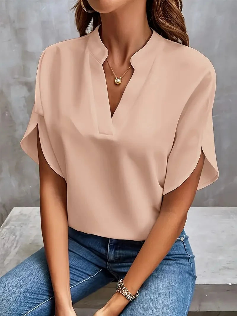 Verona Silk Drape Blouse
