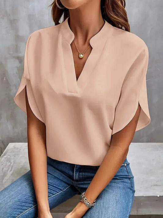 Verona Silk Drape Blouse