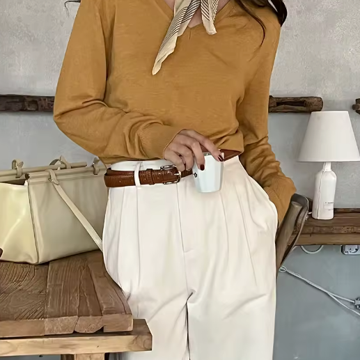 Bristol Cotton Cropped Trousers