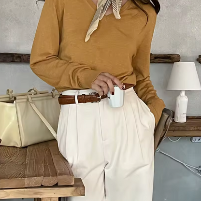 Bristol Cotton Cropped Trousers