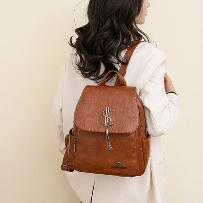 Savannah Leather Backpack
