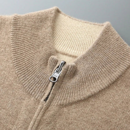 Florence Cashmere Zip Cardigan