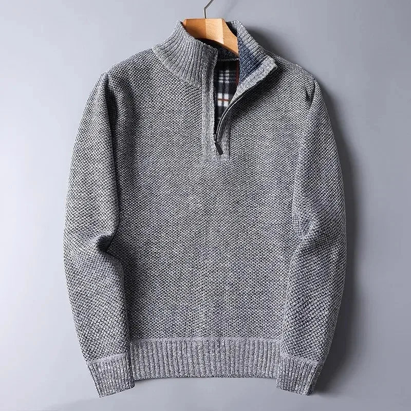 Burlington Wool Half-Zip Knit Sweater