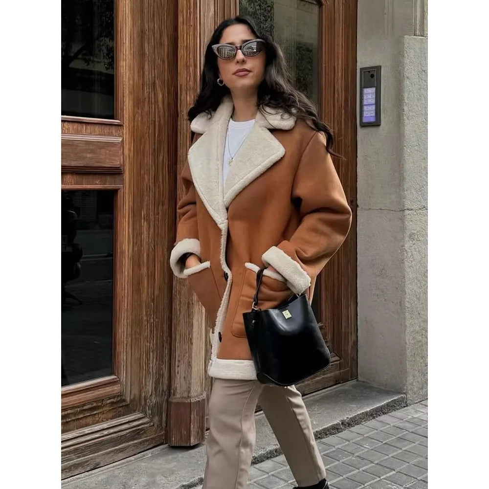 Milan Shearling Overcoat