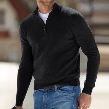 Langley Cashmere Half-Zip