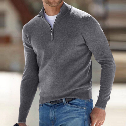 Langley Cashmere Half-Zip