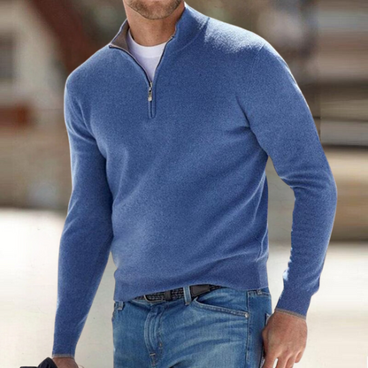 Langley Cashmere Half-Zip