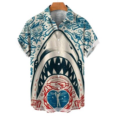 Sharky Button-Up Shirt - Sydney Thomas