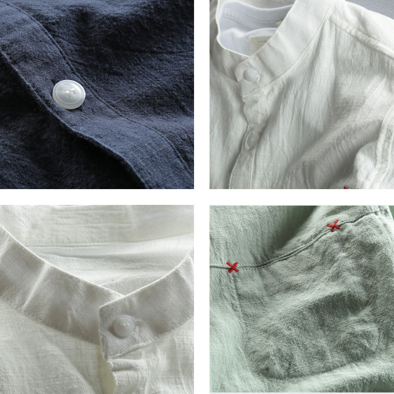 Akita - Japanese Style Linen Shirt - Sydney Thomas
