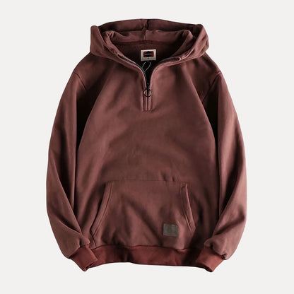 Dover Cotton Half-Zip Hoodie