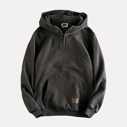 Dover Cotton Half-Zip Hoodie