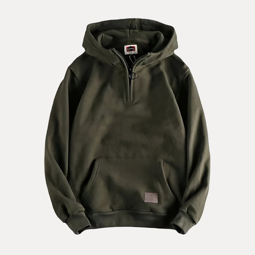 Dover Cotton Half-Zip Hoodie
