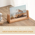 Acrylic & Wood Photo Frame | Minimalist U-Shaped Display Stand