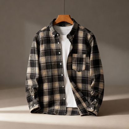 Ashford Flannel Button-Down Shirt