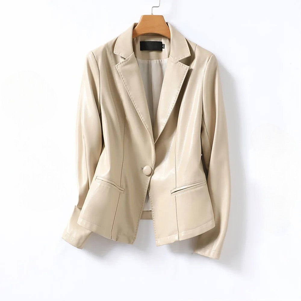 Corliss Lambskin Blazer