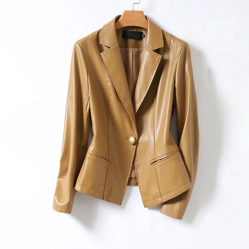 Corliss Lambskin Blazer