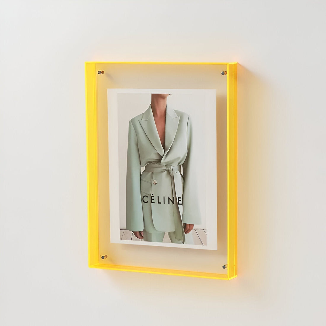 contemporary Acrylic Picture Frame With Transparent Design