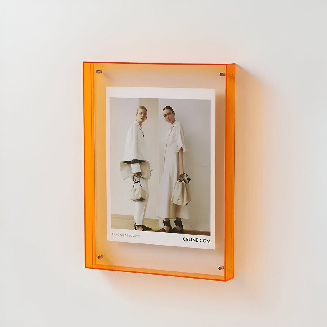 contemporary Acrylic Picture Frame With Transparent Design
