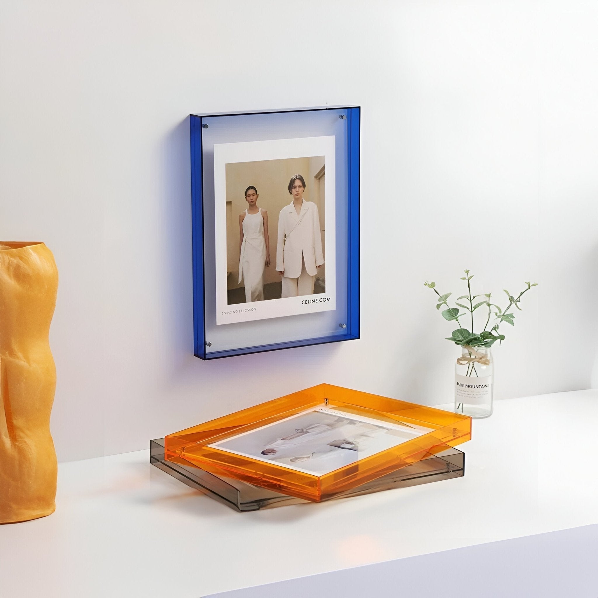 contemporary Acrylic Picture Frame With Transparent Design