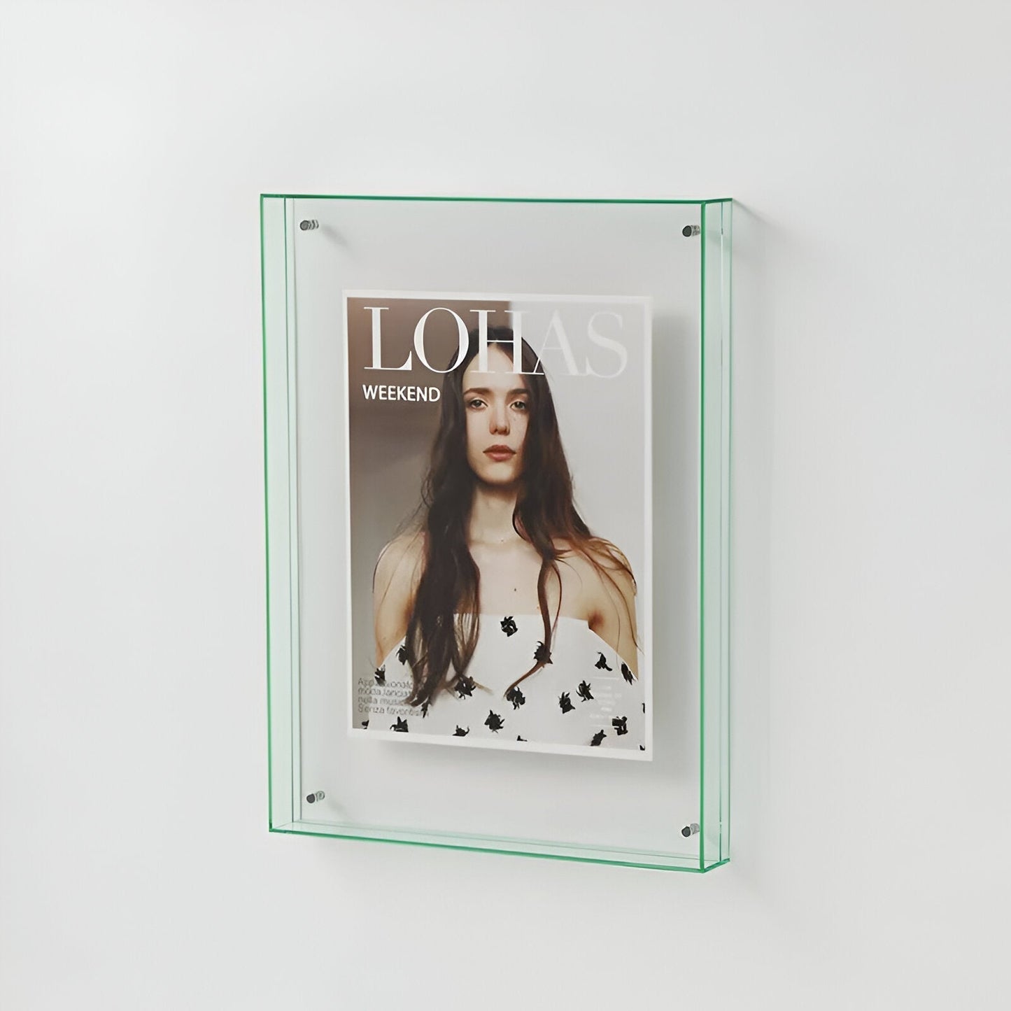 contemporary Acrylic Picture Frame With Transparent Design