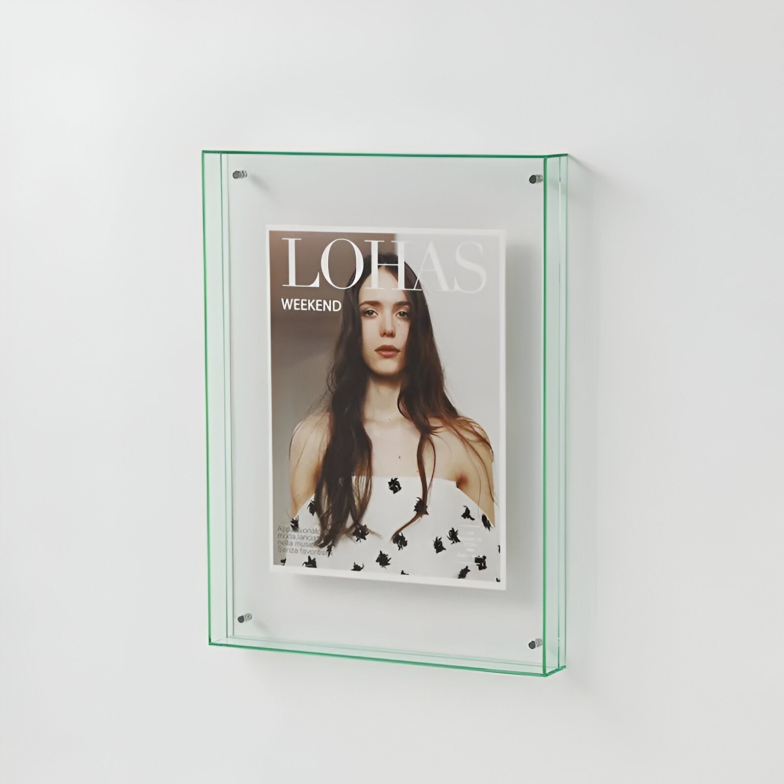 contemporary Acrylic Picture Frame With Transparent Design