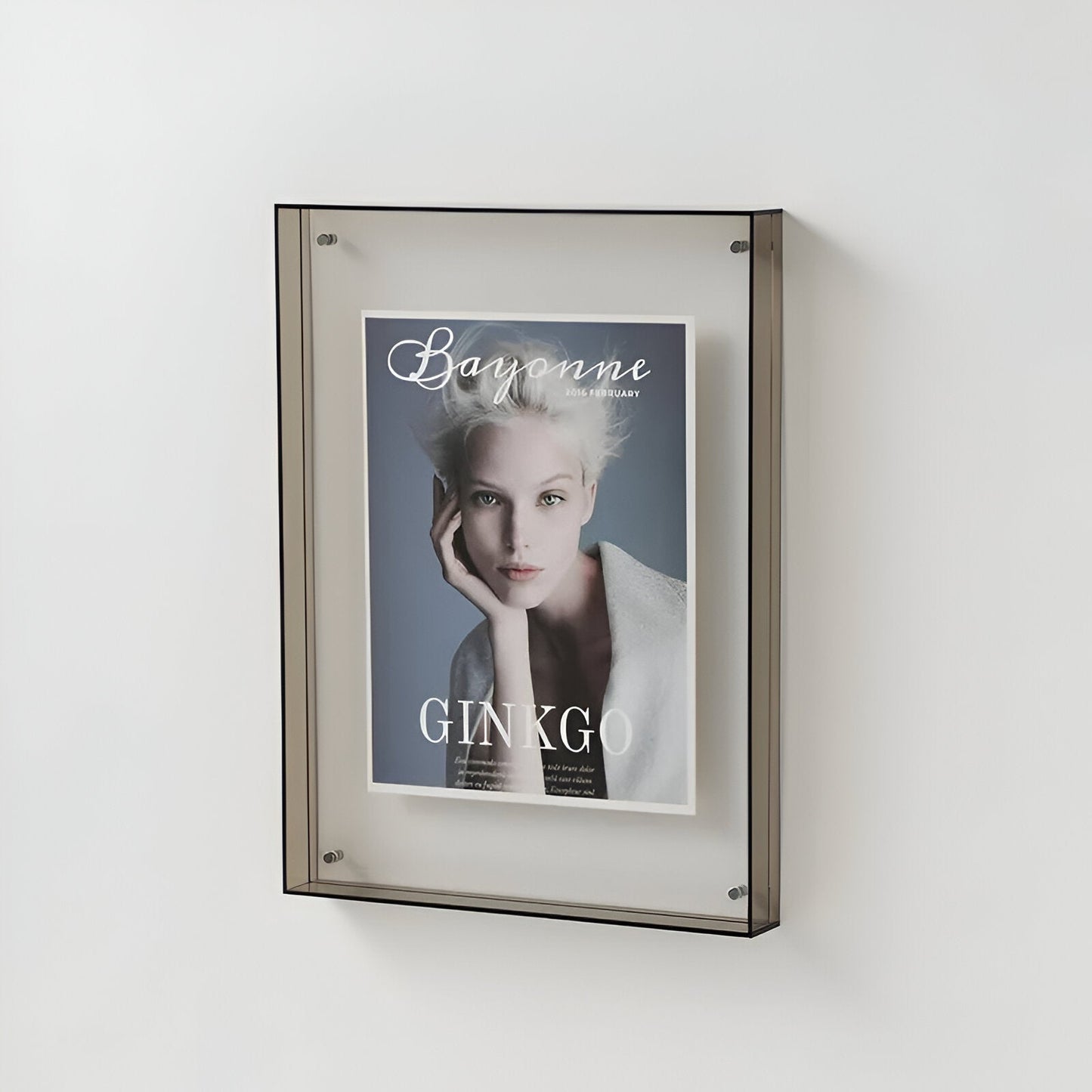 contemporary Acrylic Picture Frame With Transparent Design