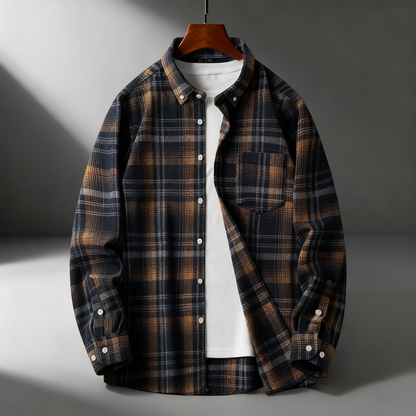 Ashford Flannel Button-Down Shirt