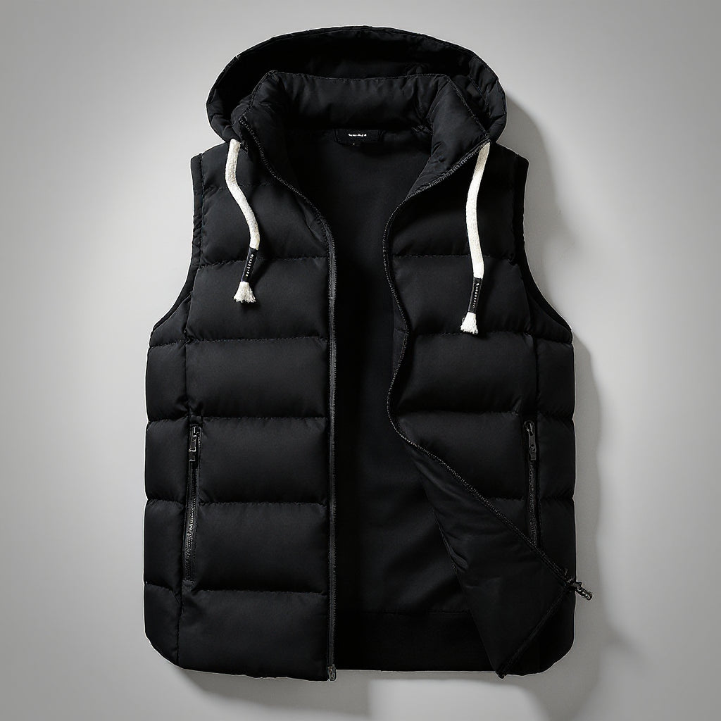 Glacier Wool Hooded Vest