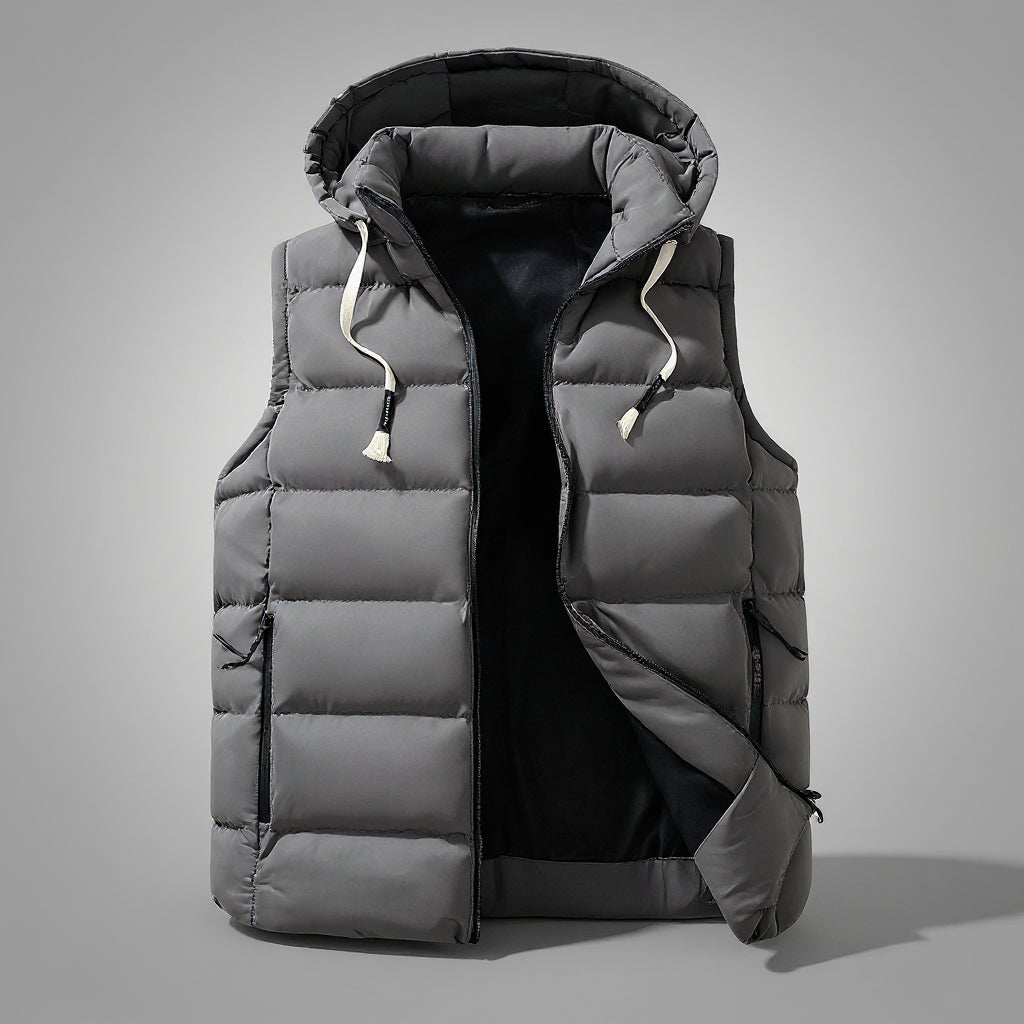 Glacier Wool Hooded Vest