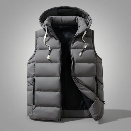 Glacier Wool Hooded Vest
