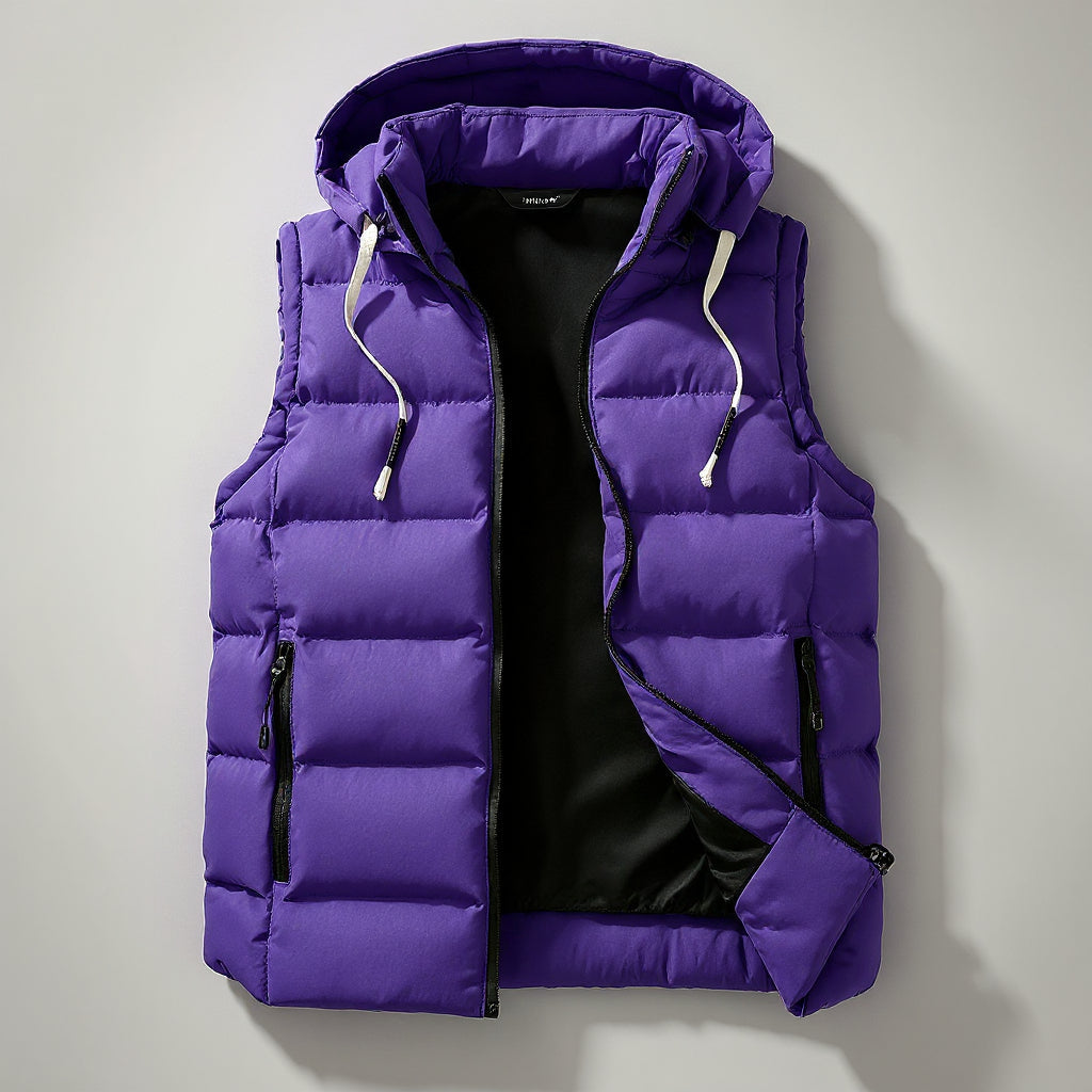 Glacier Wool Hooded Vest