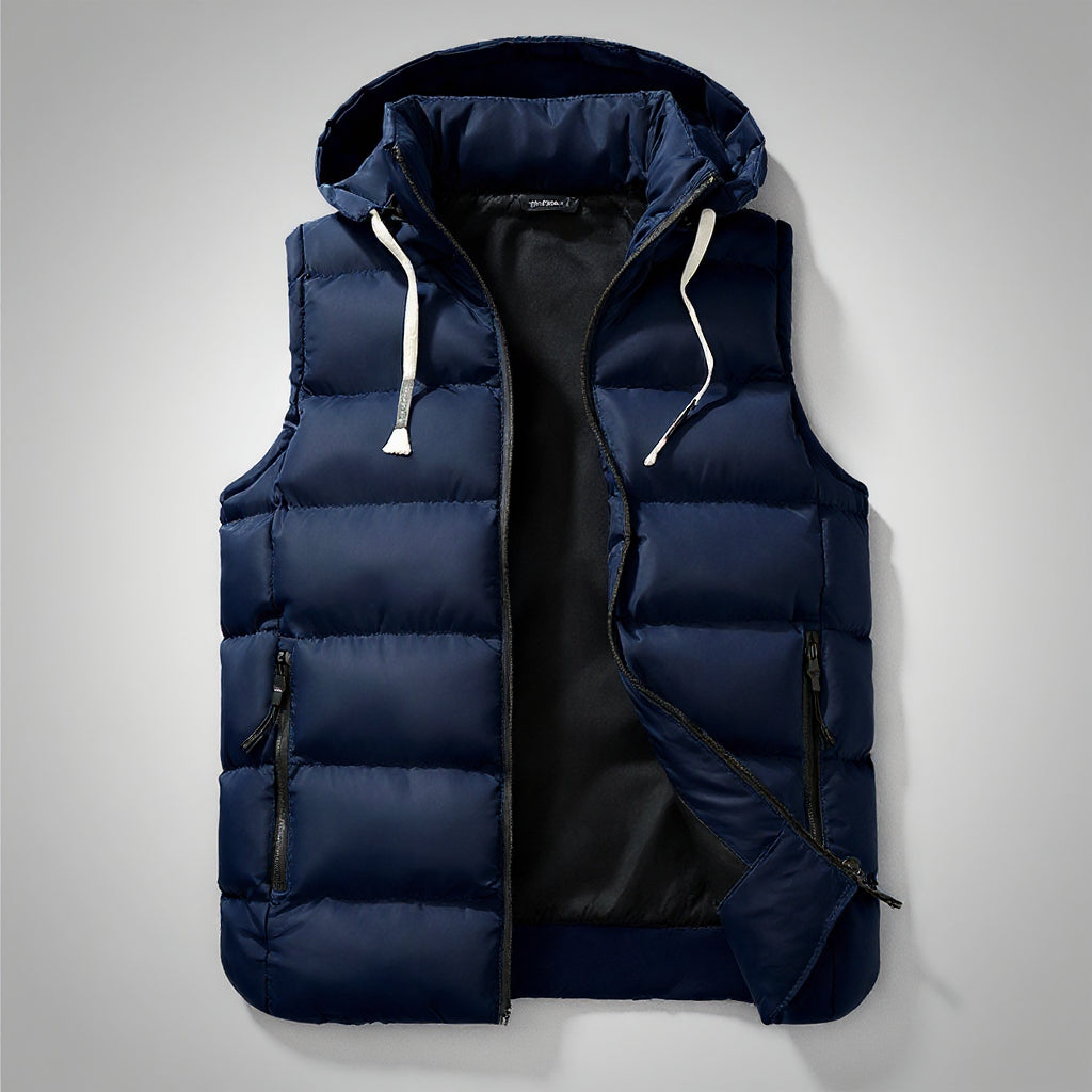 Glacier Wool Hooded Vest