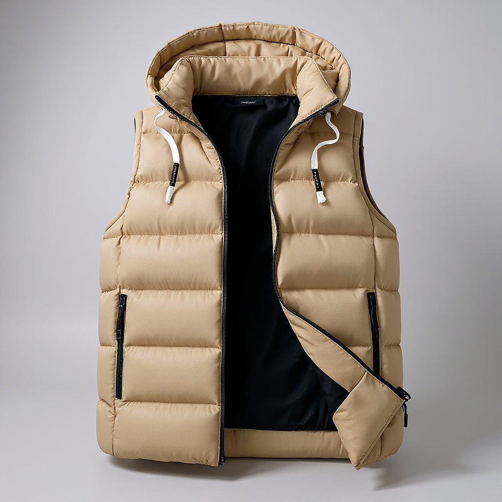 Glacier Wool Hooded Vest