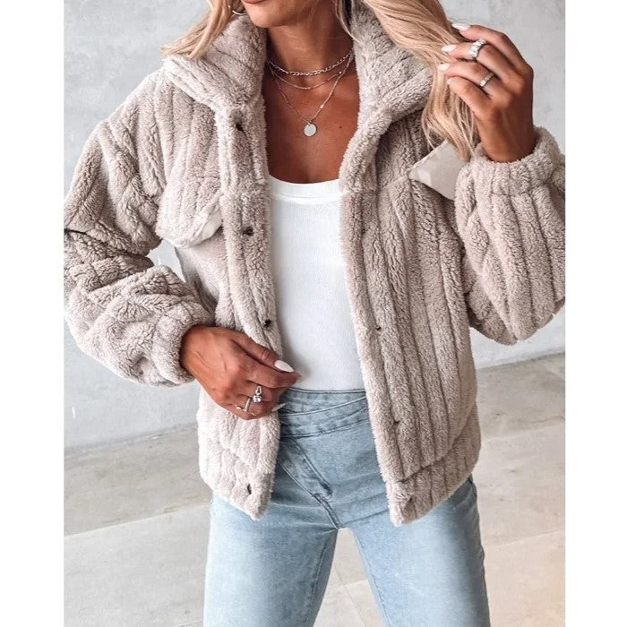 Aspen Fur Trucker Jacket